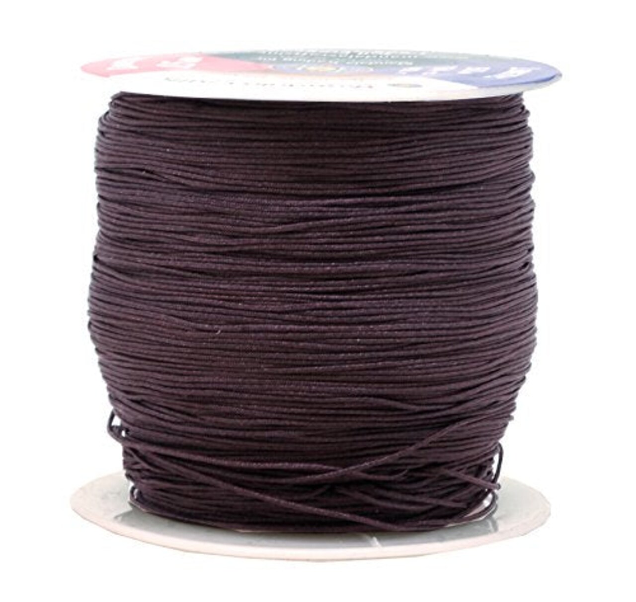 164 yards Mandala Crafts Nylon Satin Cord - 0.5mm Nylon Cord for Jewelry Making Beading - 164 Yds Braided Nylon Satin String Brown Nylon String for Bracelets Rattail Trim Chinese Knot
